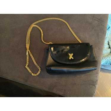 Vintage Paloma Picasso Leather Crossbody Bag Blac… - image 1