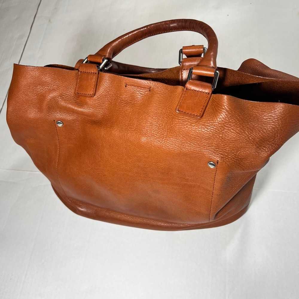 Shinola Medium Classes Signature Bourbon Tote EUC - image 3