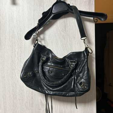 Balenciaga Leather Shoulder Bag City First