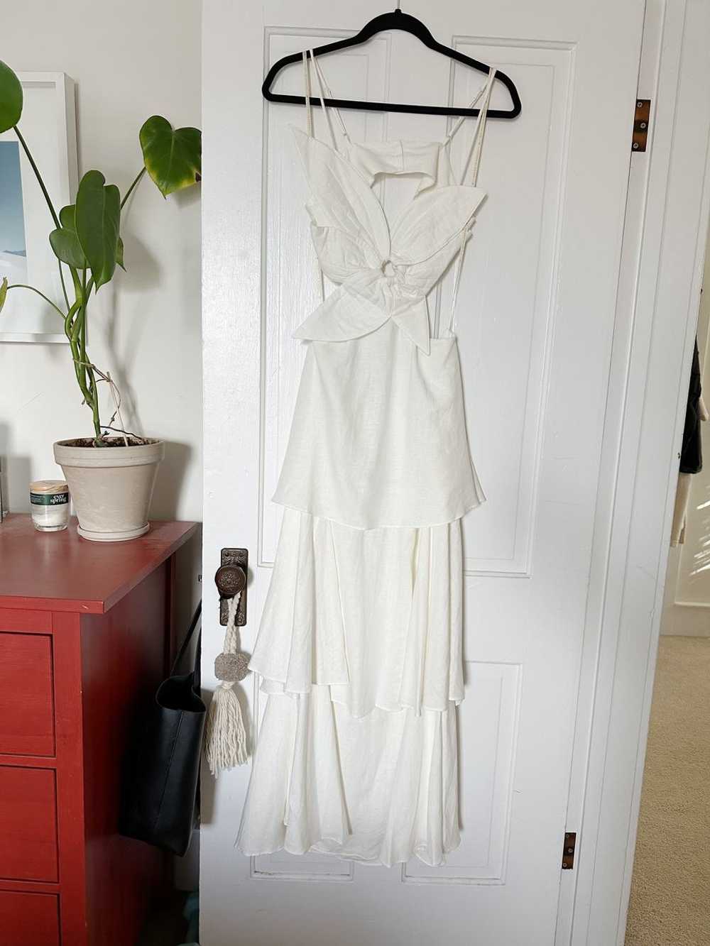 Farm Rio off-white flower maxi dress (XS) | Used,… - image 4