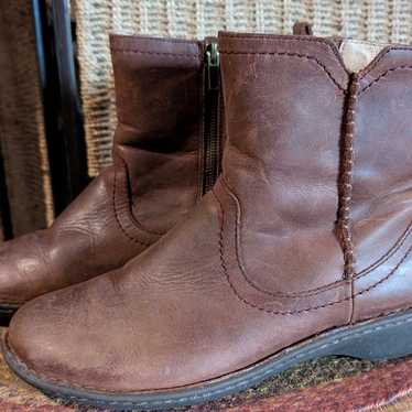 UGG leather booties