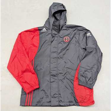 Vintage AC Milan Adidas Full Zip Training Jacket Soccer OPEL