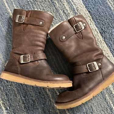 Kensington Brown Ugg Boots sz 6 - image 1