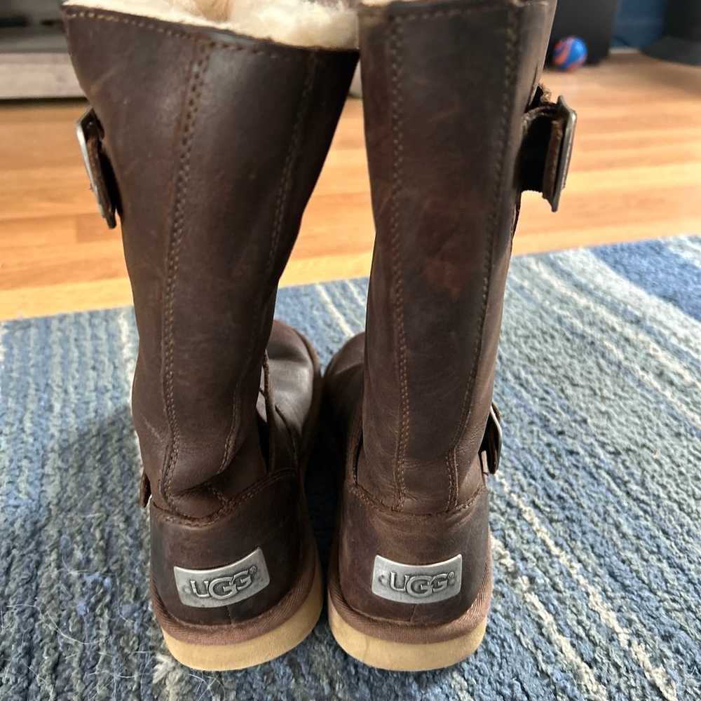 Kensington Brown Ugg Boots sz 6 - image 2