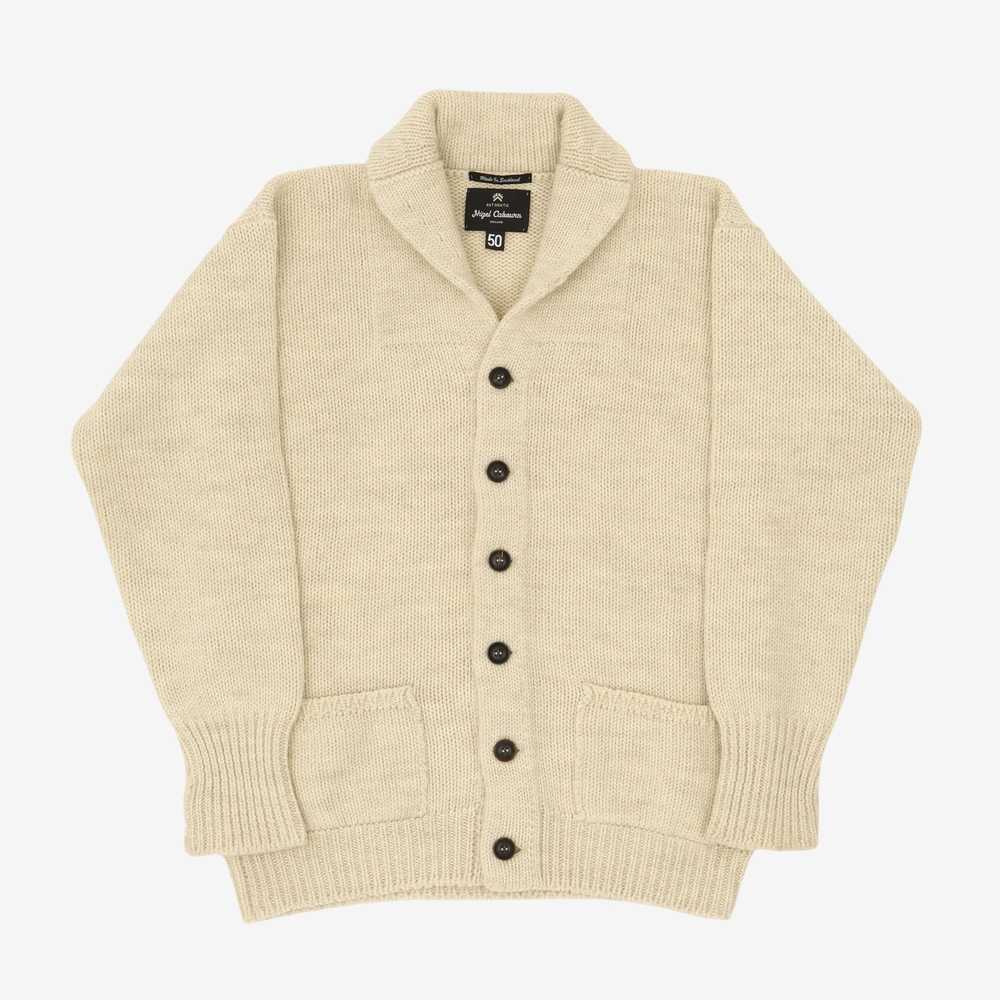 Nigel Cabourn Shawl Collar Knit Cardigan - image 1