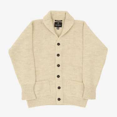 Nigel Cabourn Shawl Collar Knit Cardigan - image 1