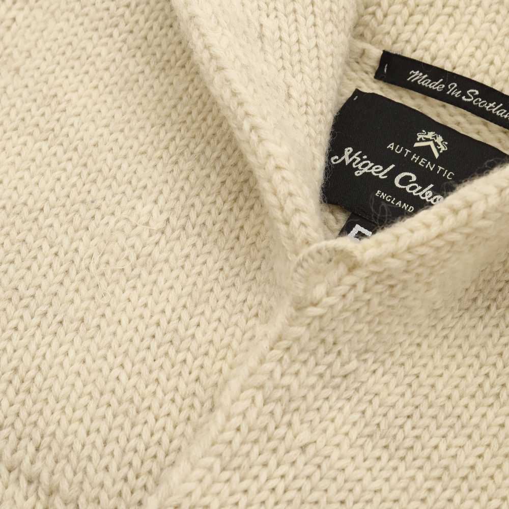 Nigel Cabourn Shawl Collar Knit Cardigan - image 4