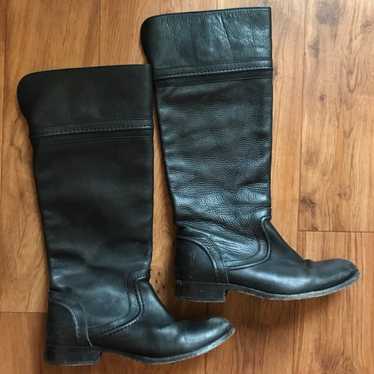 Frye Black Melissa Trapunto Boots Size 9, EUC