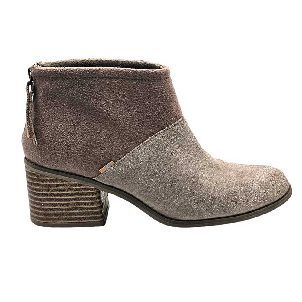 Tom's Women's Lacy Desert Taupe Suede & Felt Boot… - image 1