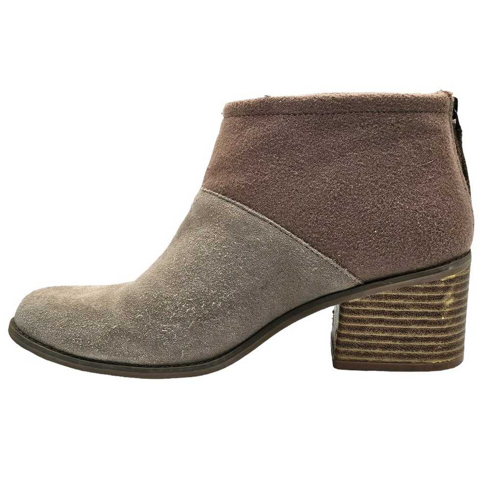 Tom's Women's Lacy Desert Taupe Suede & Felt Boot… - image 2