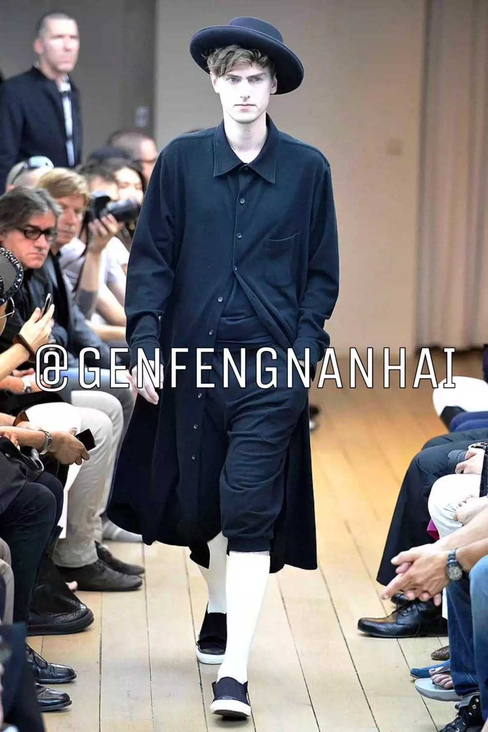 Yohji Yamamoto Yohji Yamamoto 11ss Super Long Shi… - image 4