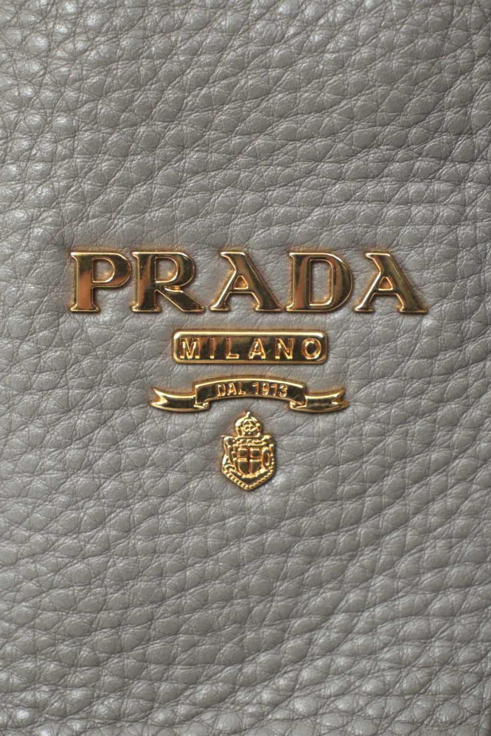 Prada Vitello Daino Zipper Tote Handbag - image 2