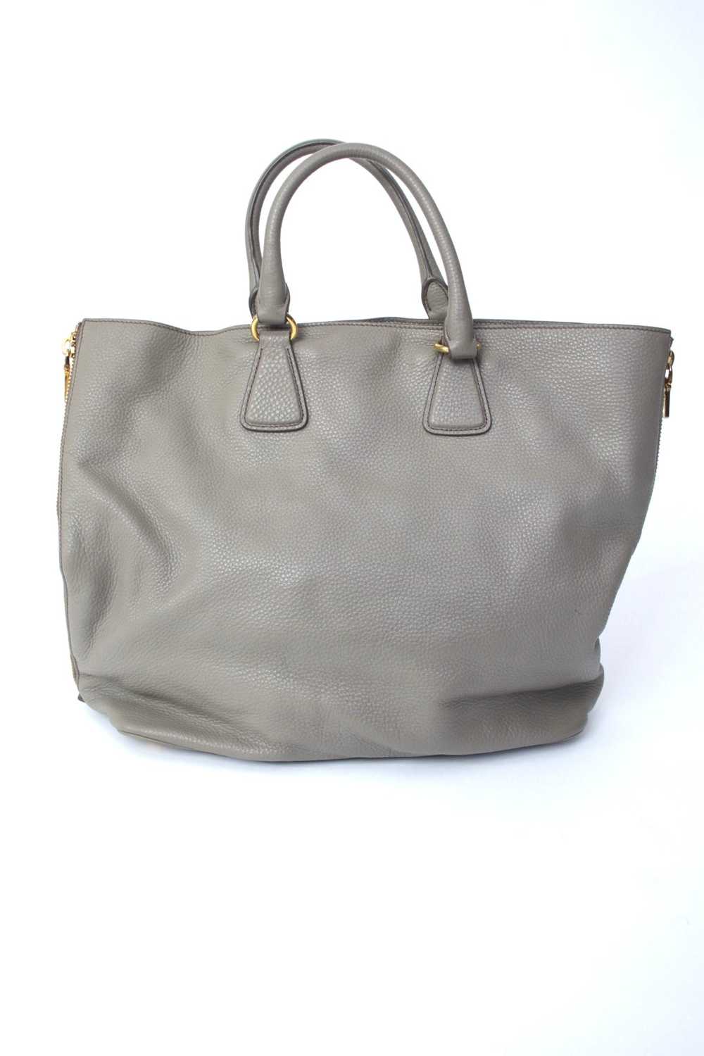 Prada Vitello Daino Zipper Tote Handbag - image 6