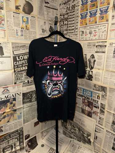 Ed Hardy × Vintage Crowned Bulldog Ed hardy Tee