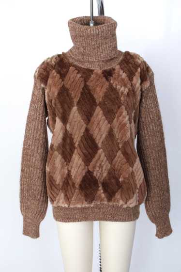 Giancarlo Ripa Mohair & Fur Sweater