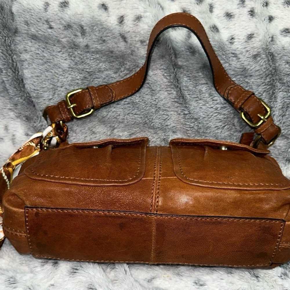 ALMOST VINTAGE FOSSIL BAG LEATHER CROSSBODY EUC - image 3