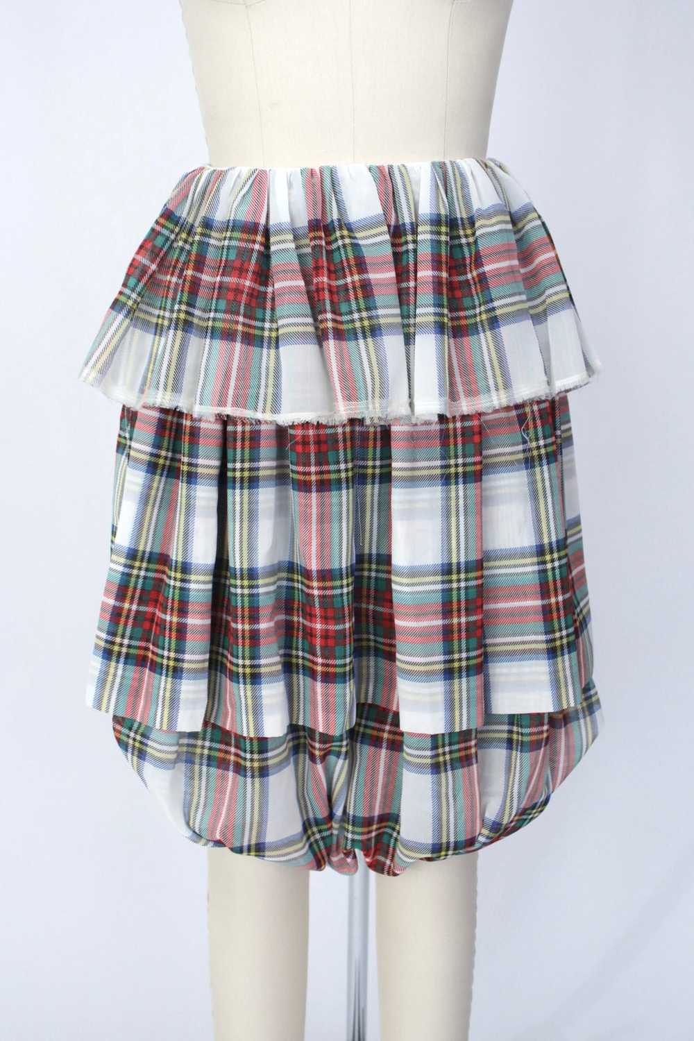 S/S 2005 Comme Des Garçons Chiffon Tartan Pants* - image 2