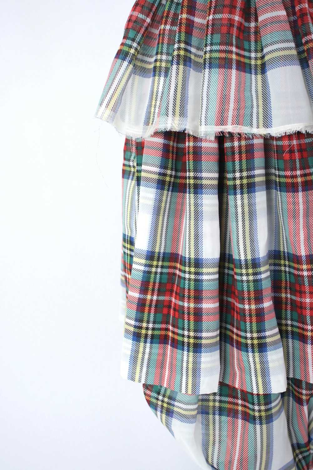 S/S 2005 Comme Des Garçons Chiffon Tartan Pants* - image 5