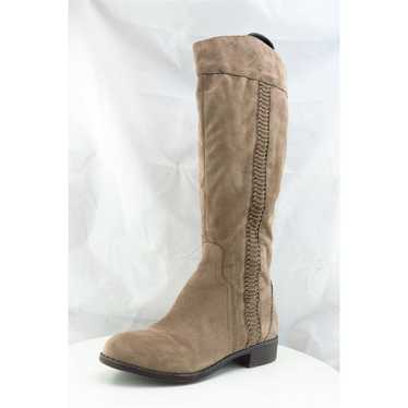 Nine West Boot Sz 5.5 M Long Brown Synthetic Wome… - image 1