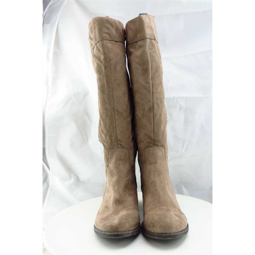 Nine West Boot Sz 5.5 M Long Brown Synthetic Wome… - image 3