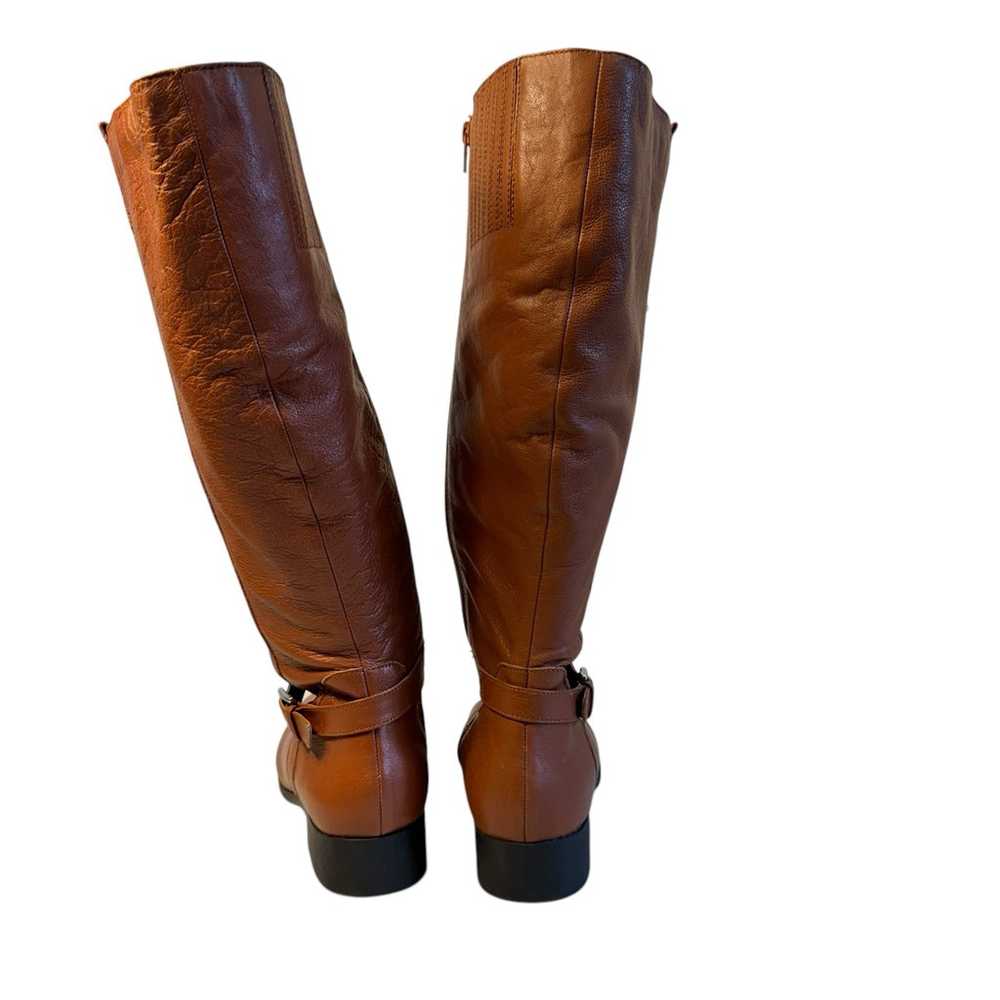 NWOB Comfortview Wide Calf Tall Tan Riding Boots … - image 11