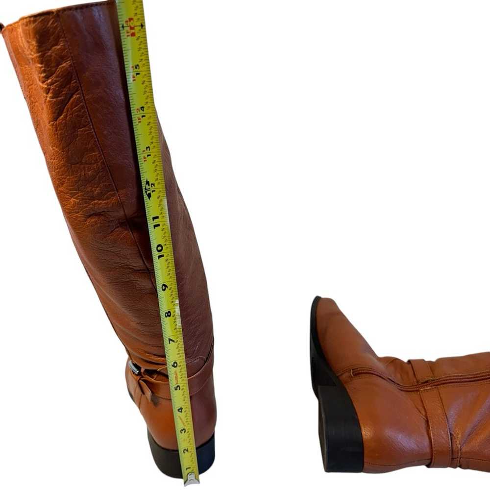 NWOB Comfortview Wide Calf Tall Tan Riding Boots … - image 12