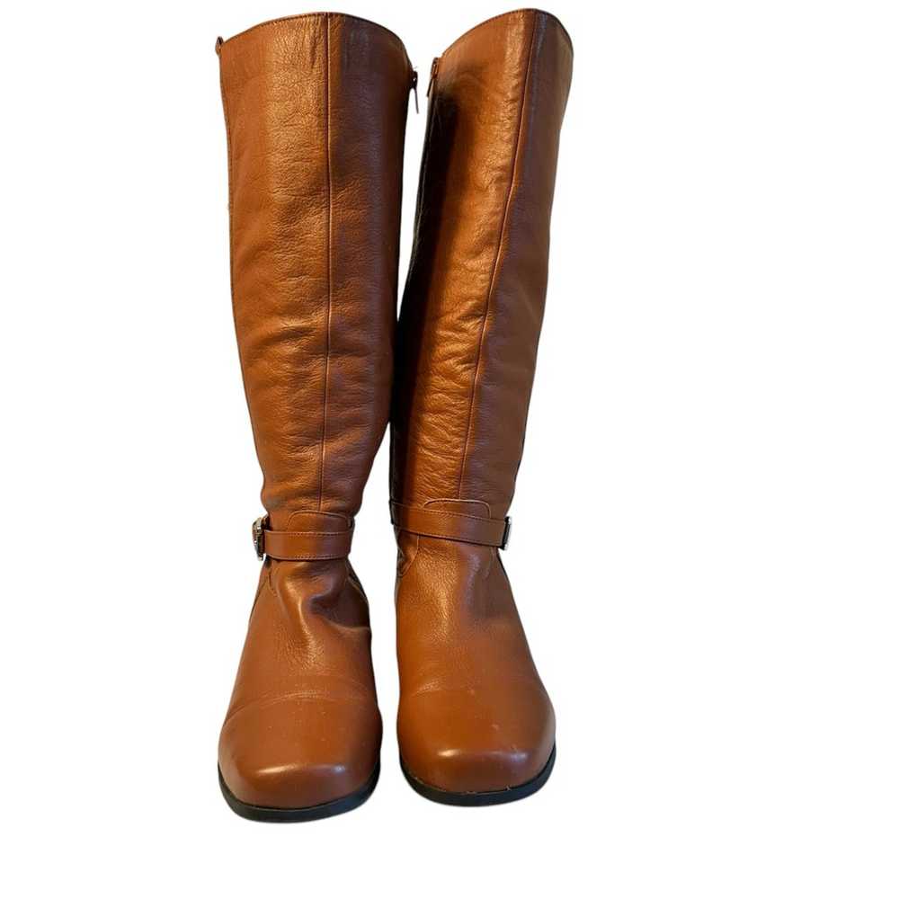 NWOB Comfortview Wide Calf Tall Tan Riding Boots … - image 3