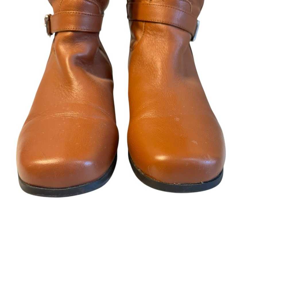 NWOB Comfortview Wide Calf Tall Tan Riding Boots … - image 4