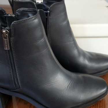 Anne Klein Black Leather Boots