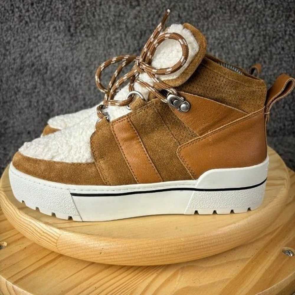 J/Slides Nell Sneaker Boots Womens 7 Faux Shearli… - image 1