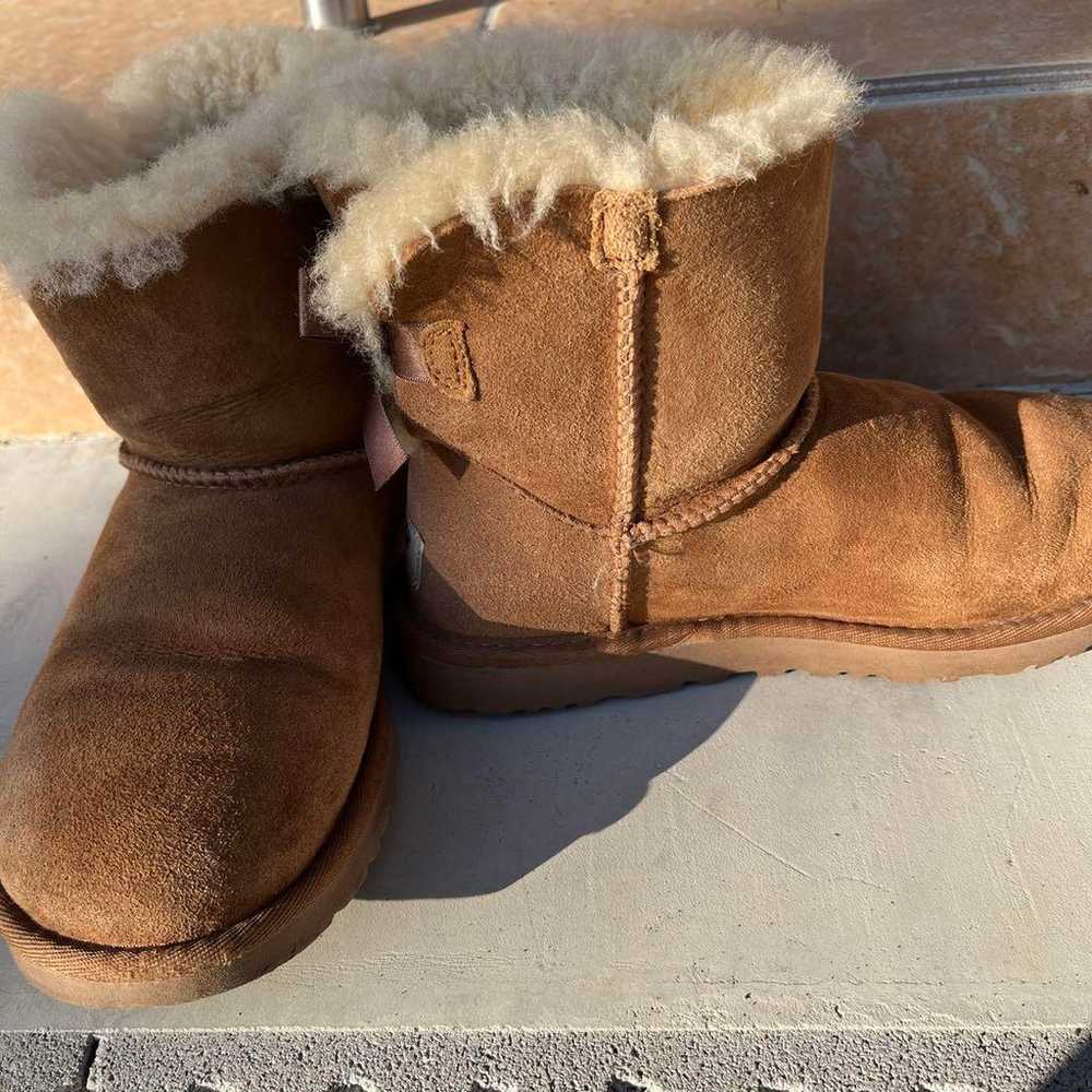 UGG Australia sheepskin boots brown ♡ 23cm - image 4