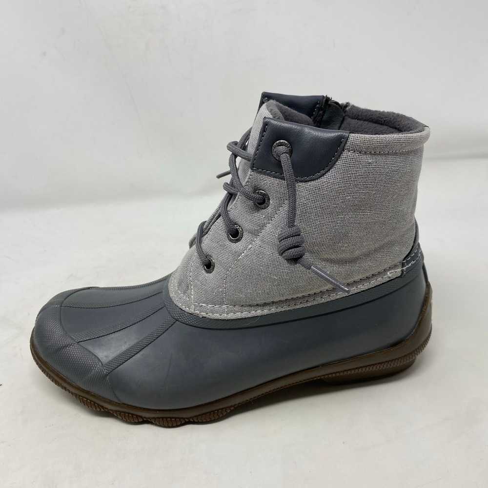 Sperry Grey Waterproof All Weather Duck Boots Sho… - image 2