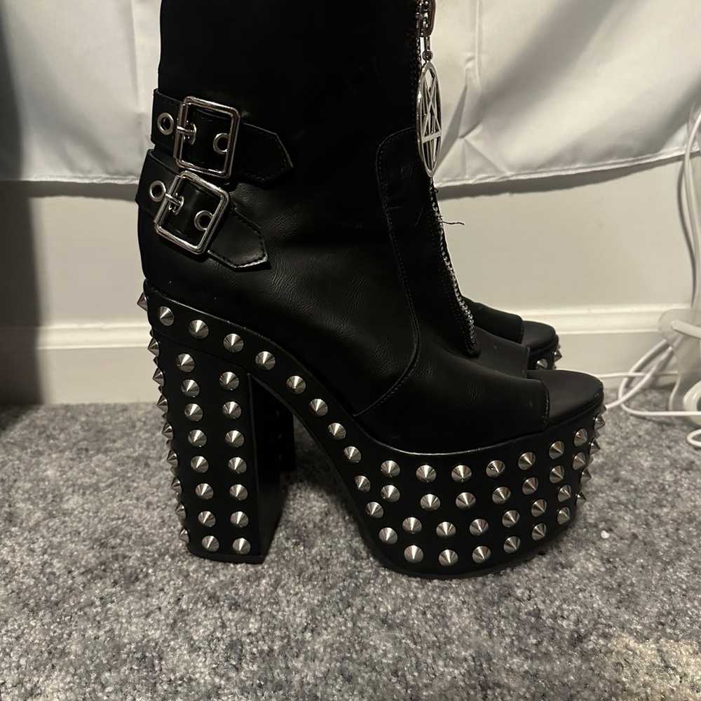 Studded boots - image 1