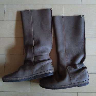 KOOS Brown Leather Long Boots - image 1