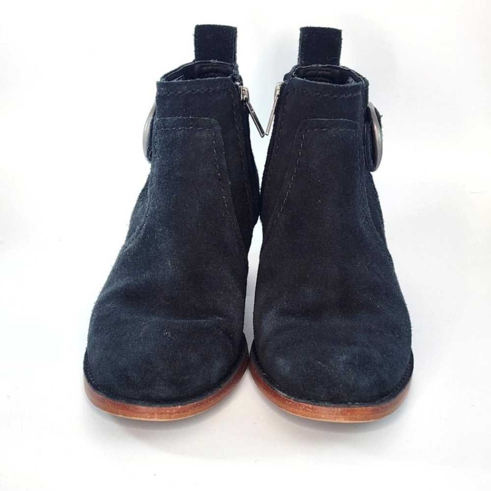 UGG Black Suede Leahy Ankle Boots 5.5 - image 2