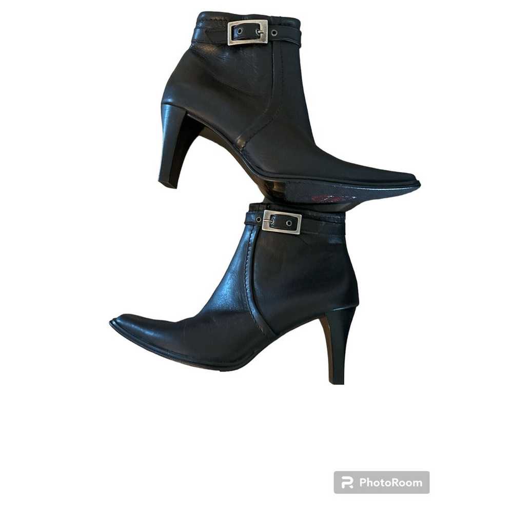 NEW Lavorazione Artigiana BUCKLE HEEL ANKLE Boots… - image 3