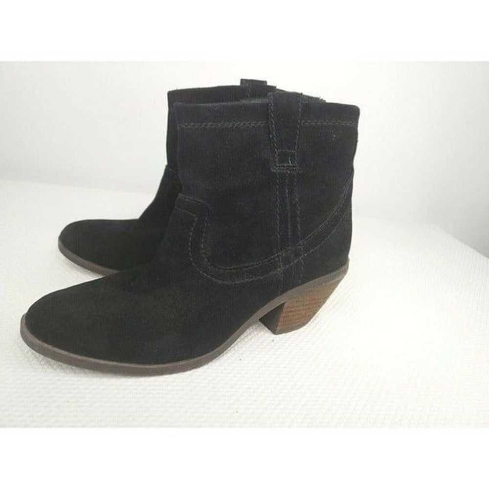 Call It Spring Black Suede Western Booties Boots … - image 3