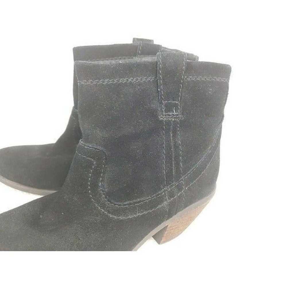 Call It Spring Black Suede Western Booties Boots … - image 4