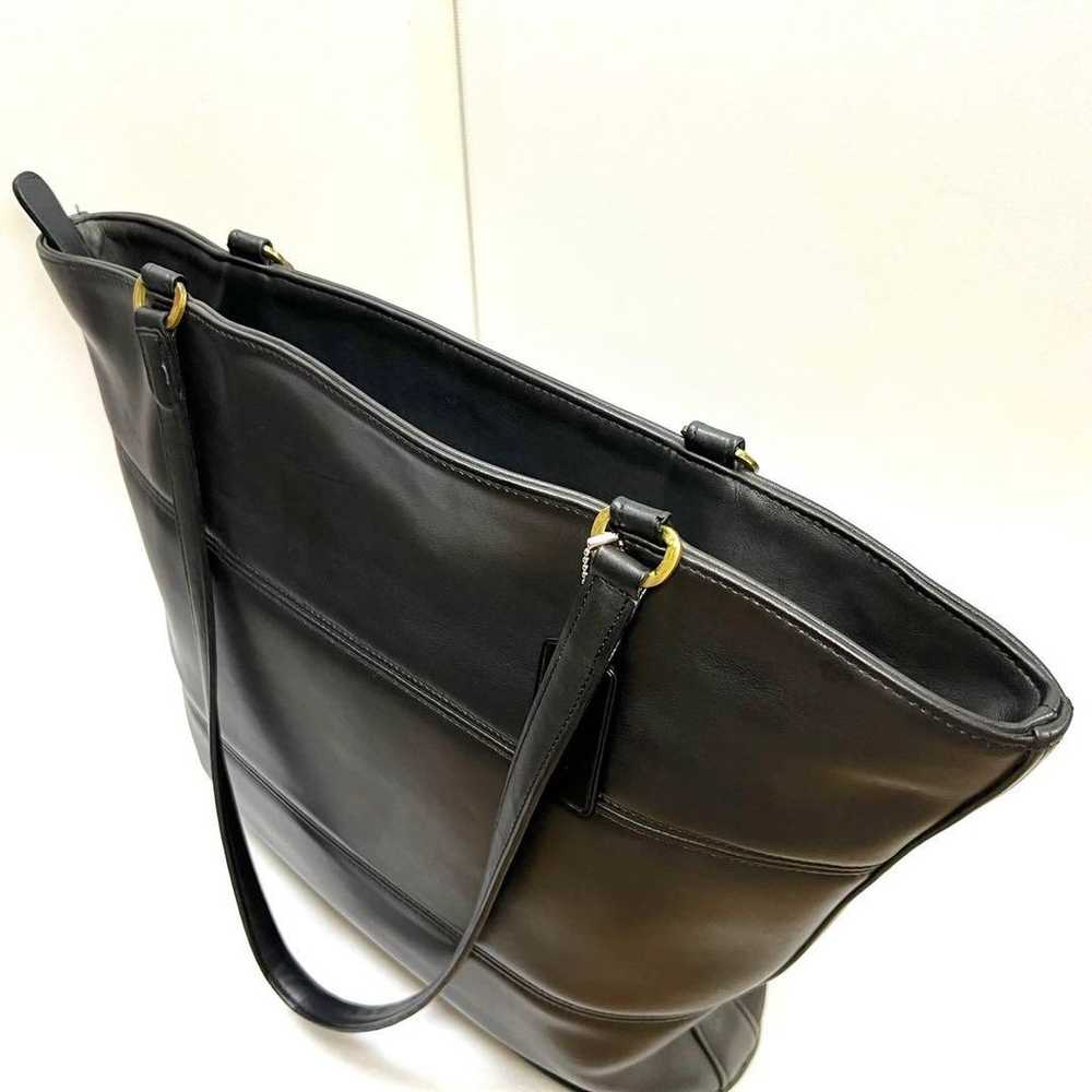 [A4 Storage] COACH Old Coach Tote Bag 9094 Black - image 11