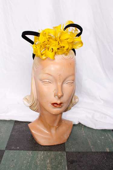 1930s Feather Tilt Hat