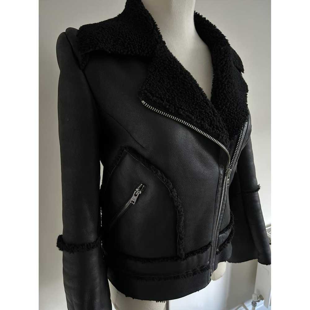 Farhi by Nicole Farhi Leather jacket - image 2