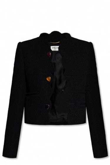 Saint Laurent Paris o1bcso1str1124 Cropped Jacket 