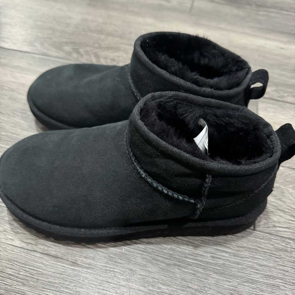 UGG Womens Mini Black Boots Size 6 - image 1