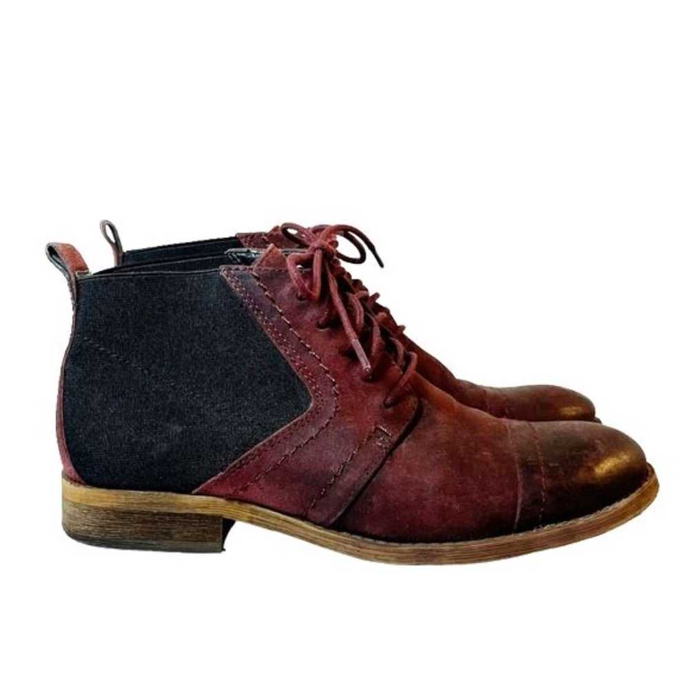 Franco Sarto Halix Burgundy Distressed Leather Ch… - image 10