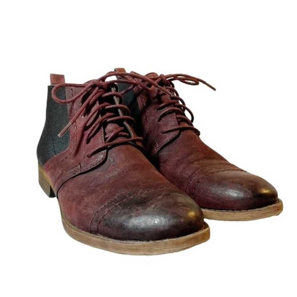 Franco Sarto Halix Burgundy Distressed Leather Ch… - image 9