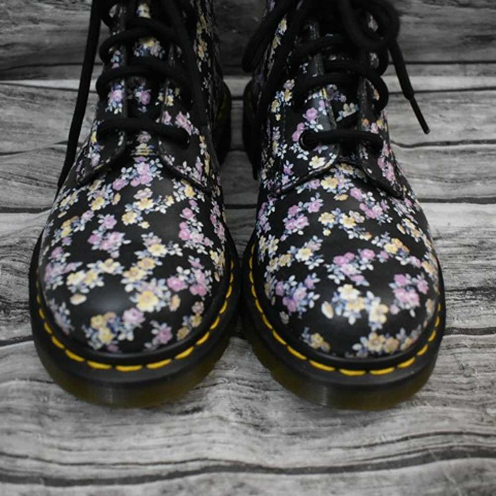 Dr Martens Clemency 1460 Floral Leather Boots Wom… - image 4