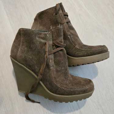 Nine West Vintage American Collection Suede Brown… - image 1