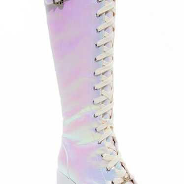 Light Blue Fairy Lace-up High Boot