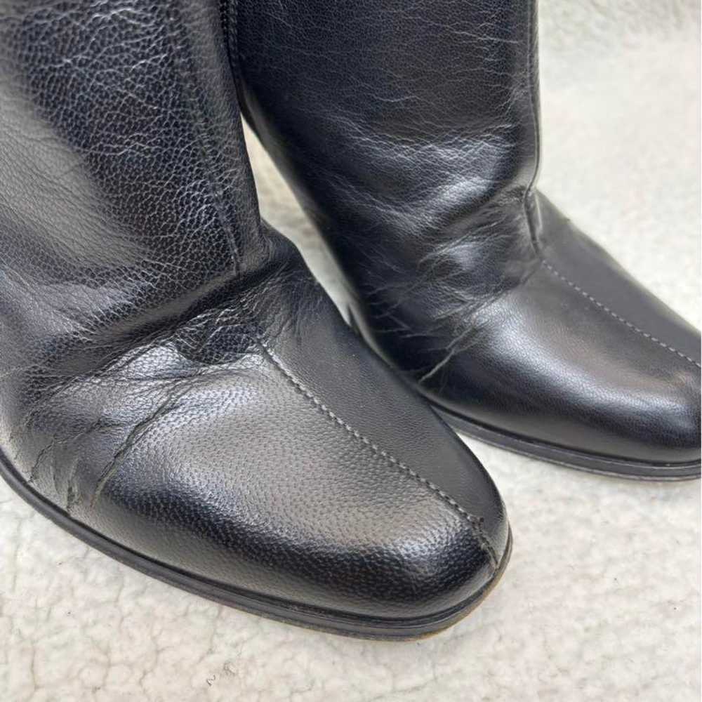 GUCCI Interlocking Leather Long Boots Serial 1150… - image 3