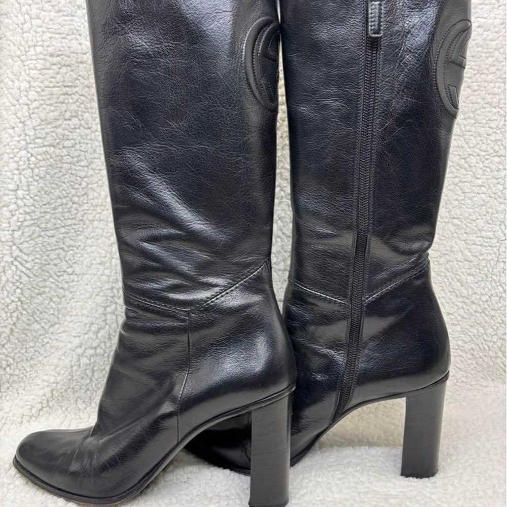 GUCCI Interlocking Leather Long Boots Serial 1150… - image 5